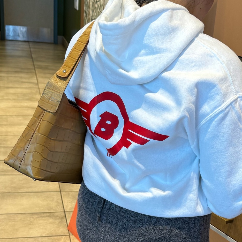 A Unisex Hoodie That represents Being yourself. Read as “Just Being Me”